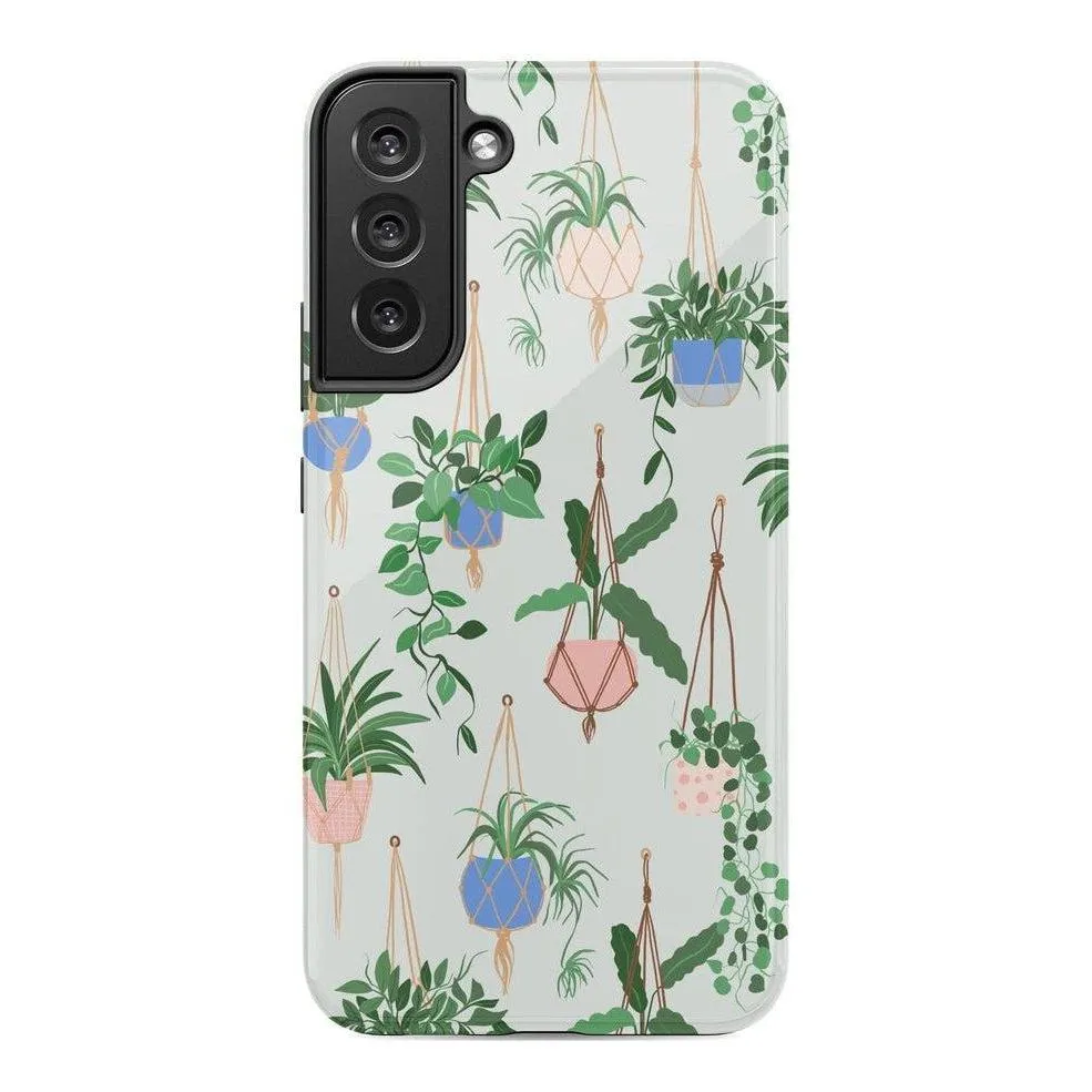 Hanging Around | Potted Plants Floral Samsung Case