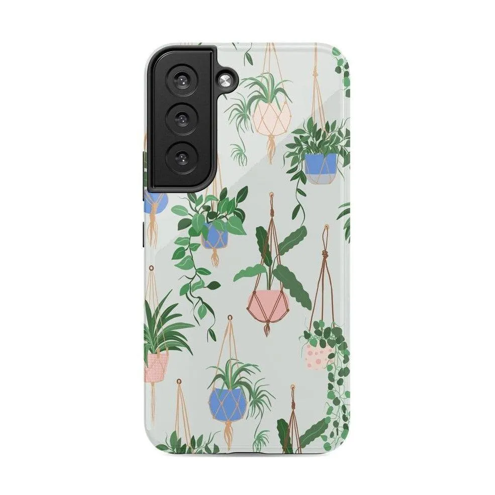 Hanging Around | Potted Plants Floral Samsung Case
