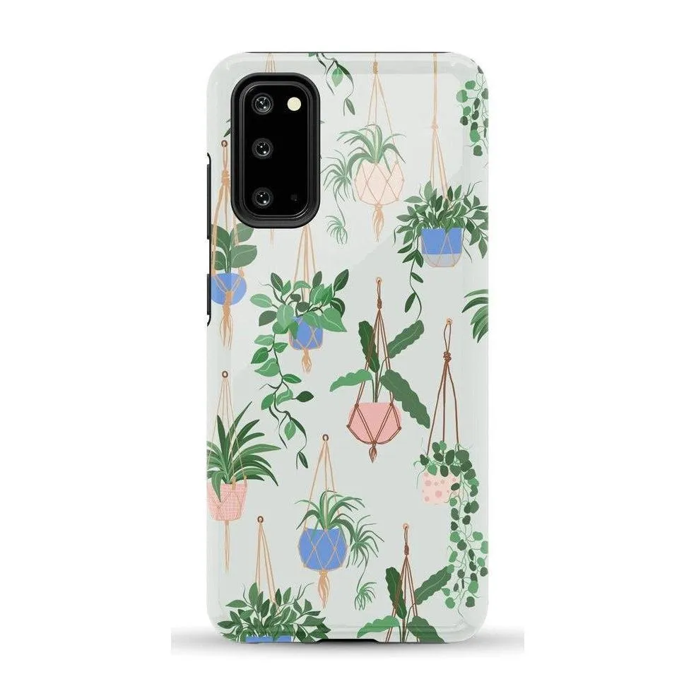 Hanging Around | Potted Plants Floral Samsung Case