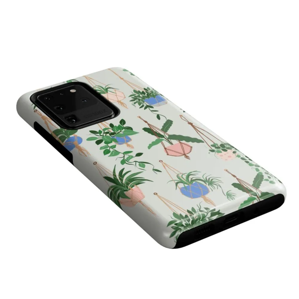 Hanging Around | Potted Plants Floral Samsung Case