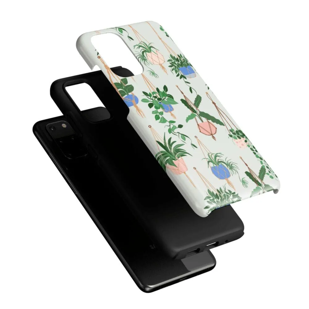 Hanging Around | Potted Plants Floral Samsung Case