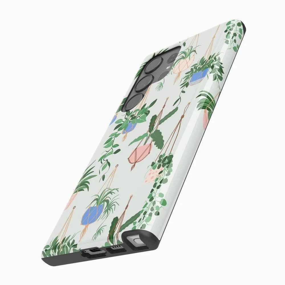 Hanging Around | Potted Plants Floral Samsung Case