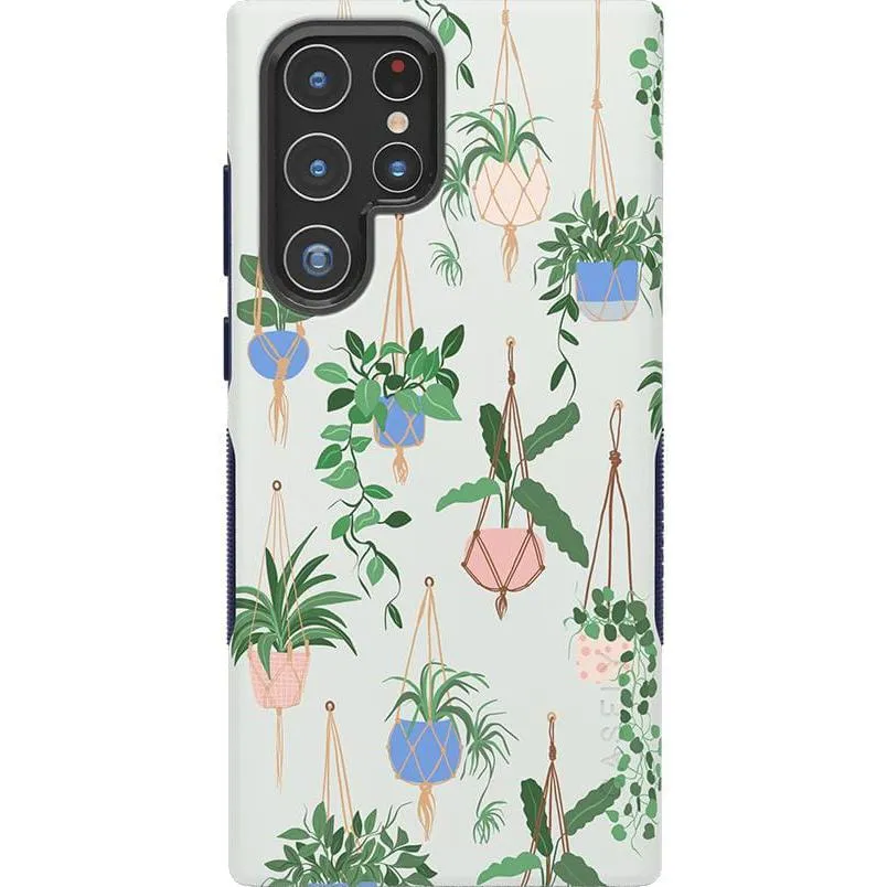 Hanging Around | Potted Plants Floral Samsung Case