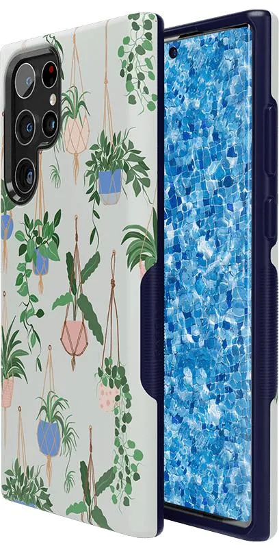 Hanging Around | Potted Plants Floral Samsung Case