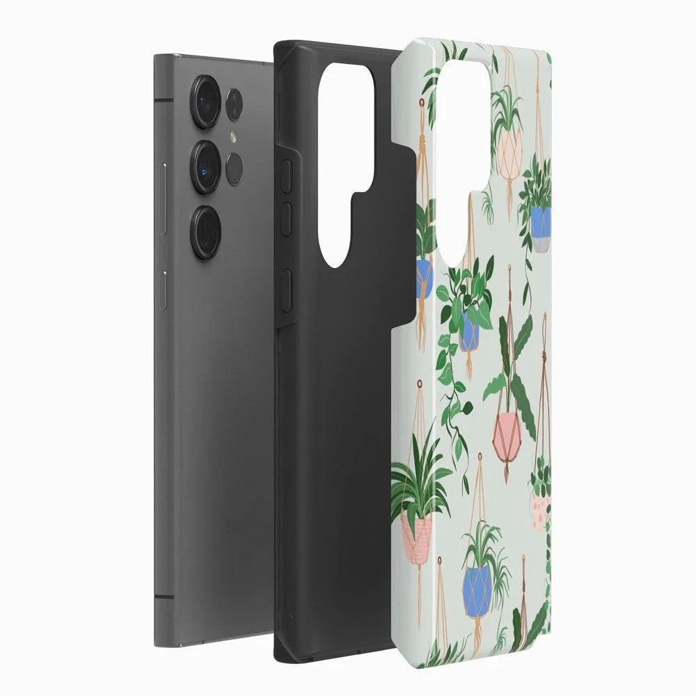 Hanging Around | Potted Plants Floral Samsung Case