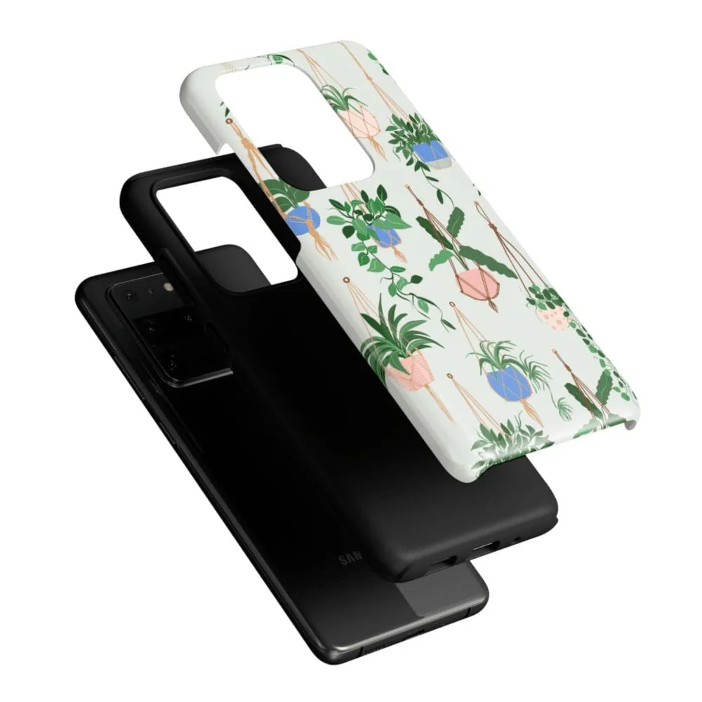 Hanging Around | Potted Plants Floral Samsung Case