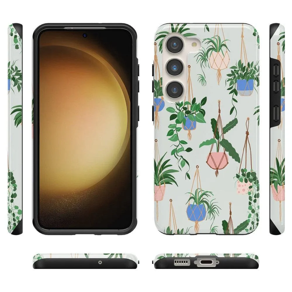 Hanging Around | Potted Plants Floral Samsung Case