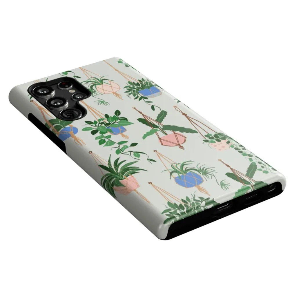 Hanging Around | Potted Plants Floral Samsung Case