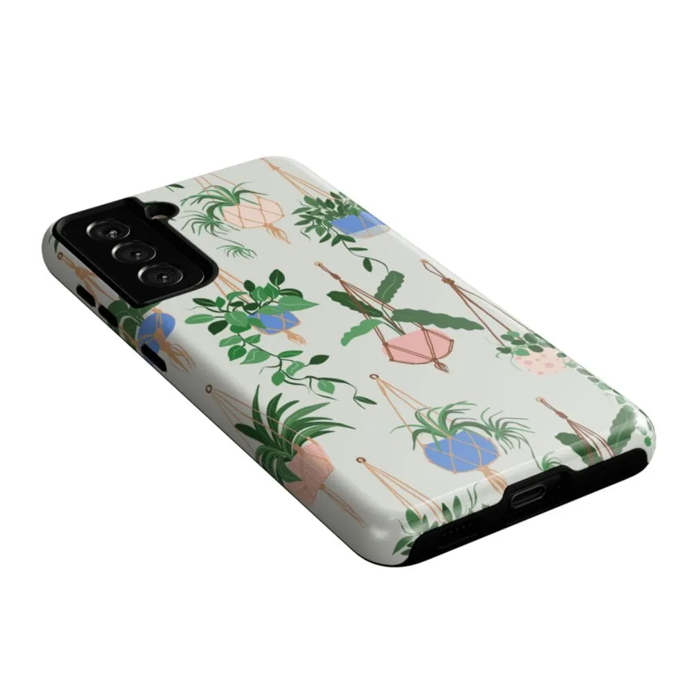 Hanging Around | Potted Plants Floral Samsung Case