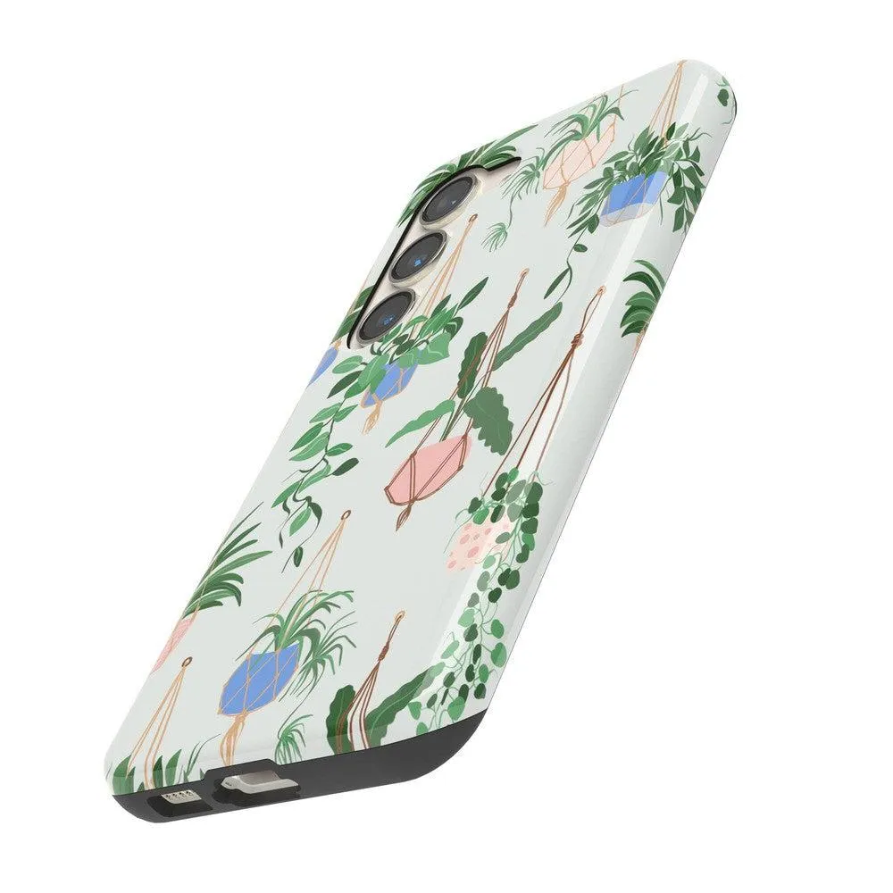 Hanging Around | Potted Plants Floral Samsung Case