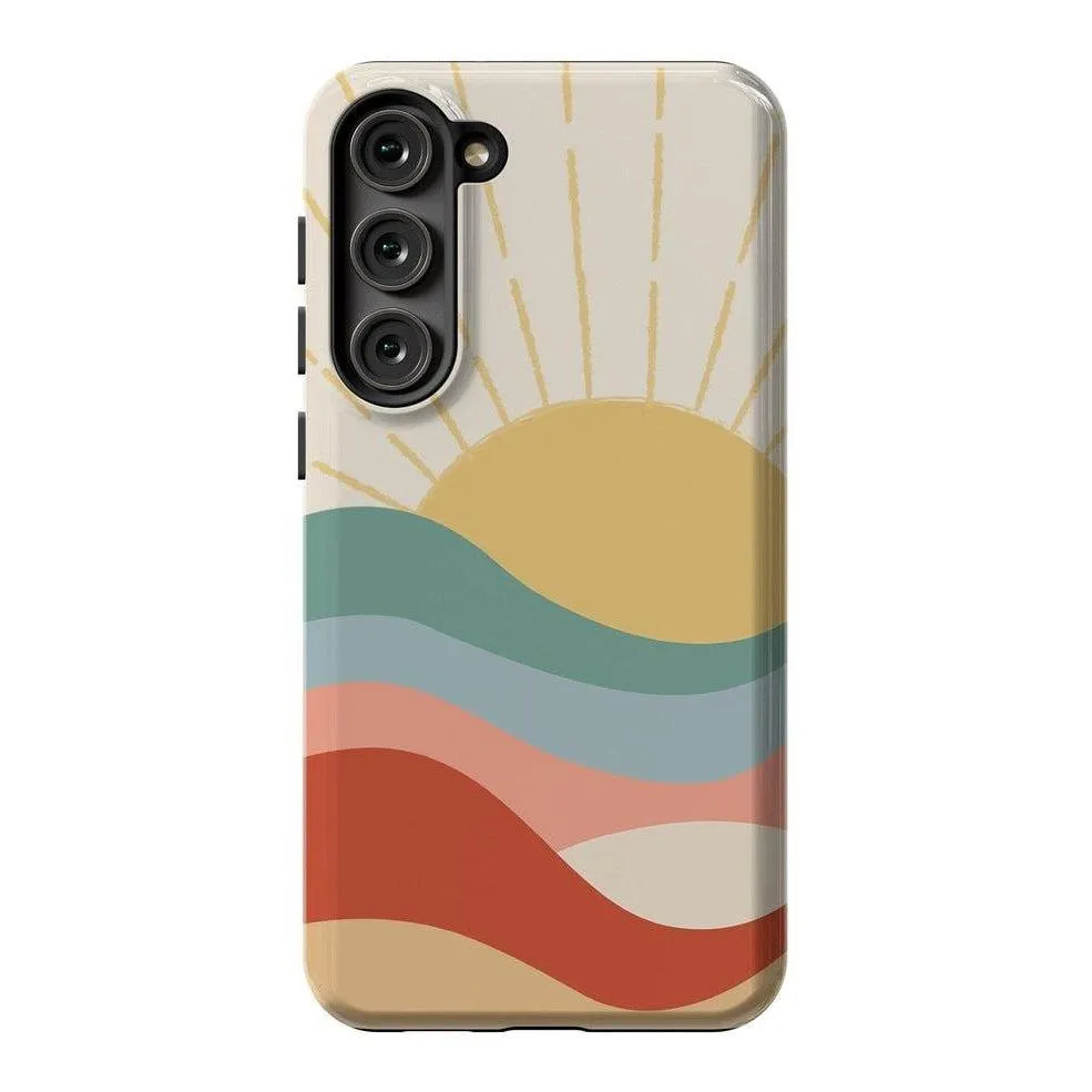Here Comes the Sun | Colorblock Sunset Samsung Case