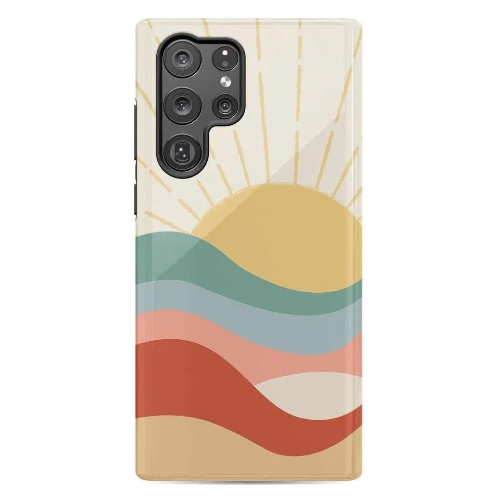 Here Comes the Sun | Colorblock Sunset Samsung Case