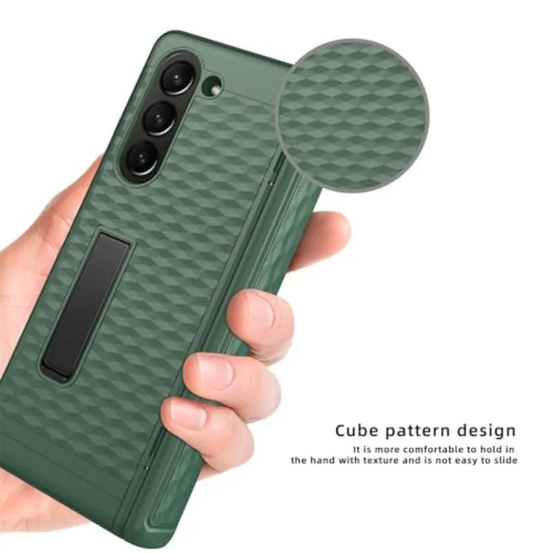 Hinged Hard Phone Case with Stand With Front Screen For Samsung Z Fold 5