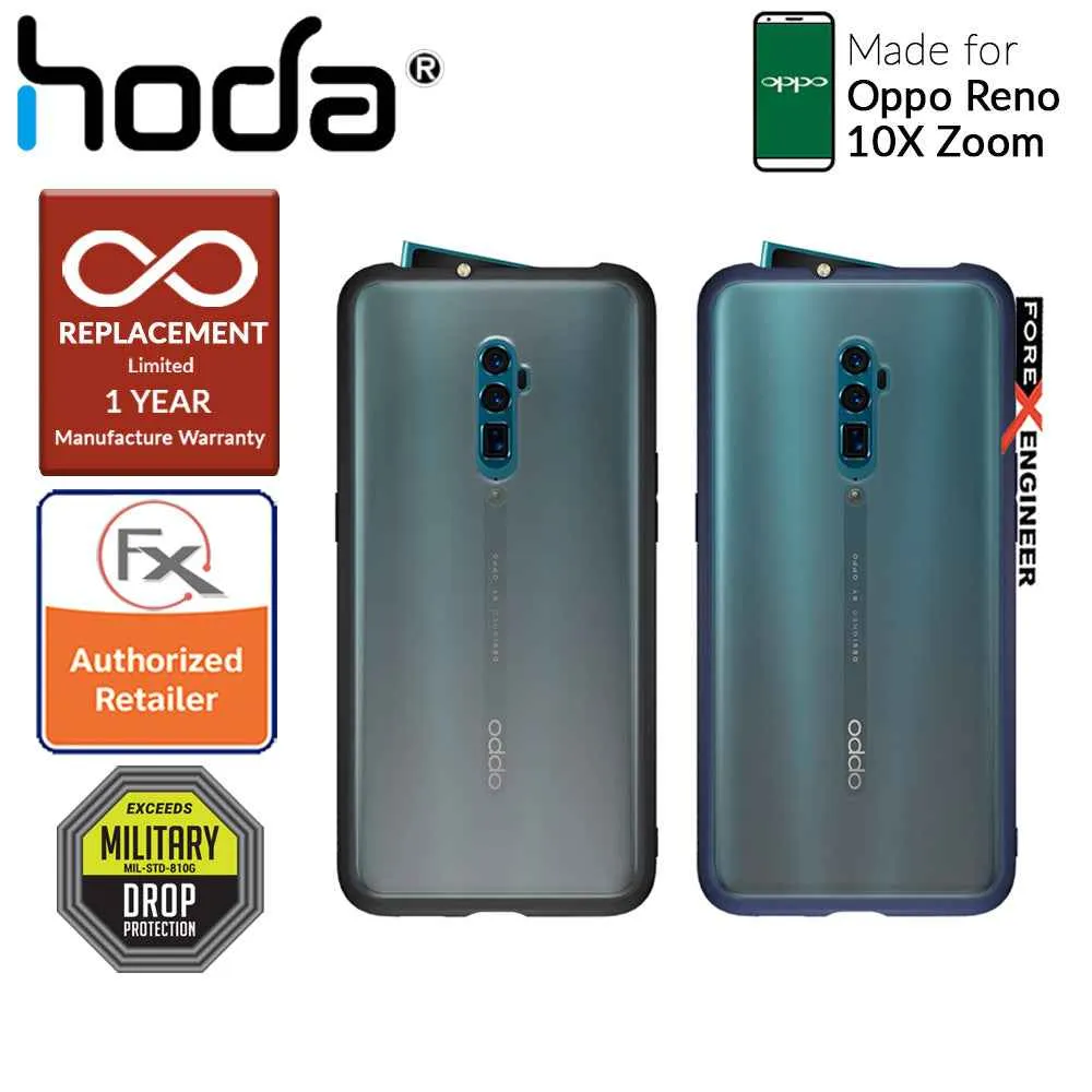 Hoda Rough Military Case for  OPPO Reno 10X Zoom - Military Drop Protection - Dark Blue