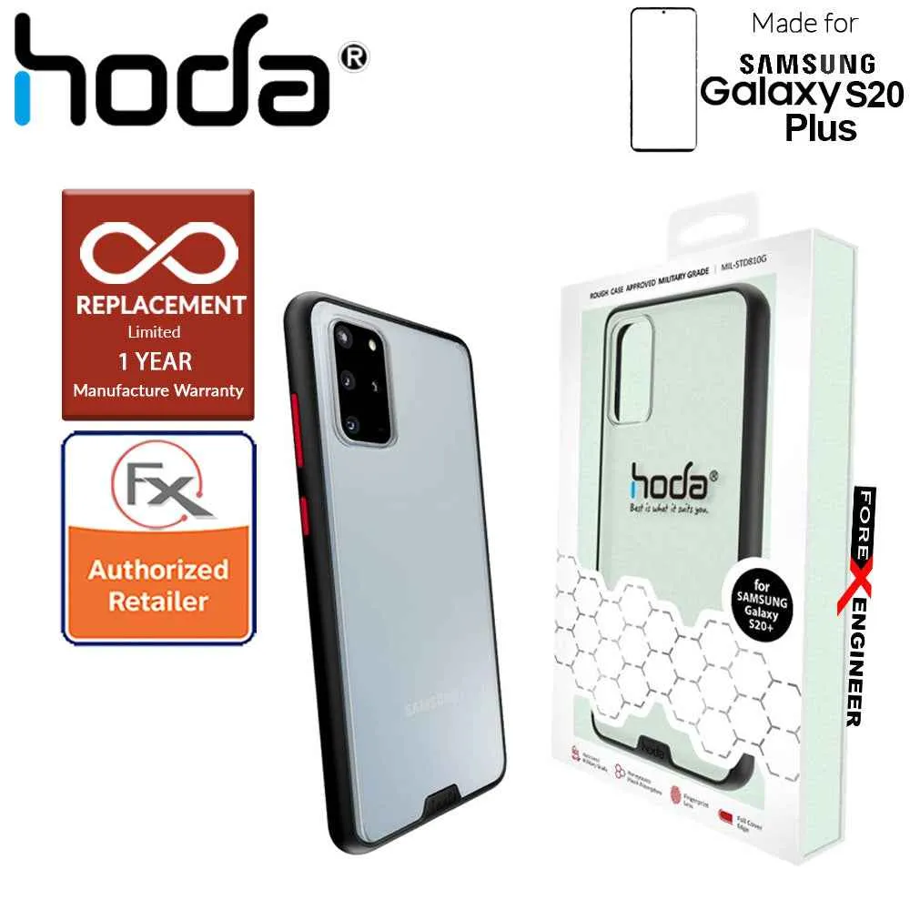 Hoda Rough Military Case for Samsung Galaxy S20  - S20 Plus - Military Drop Protection ( Black ) ( Barcode: 4713381516164 )