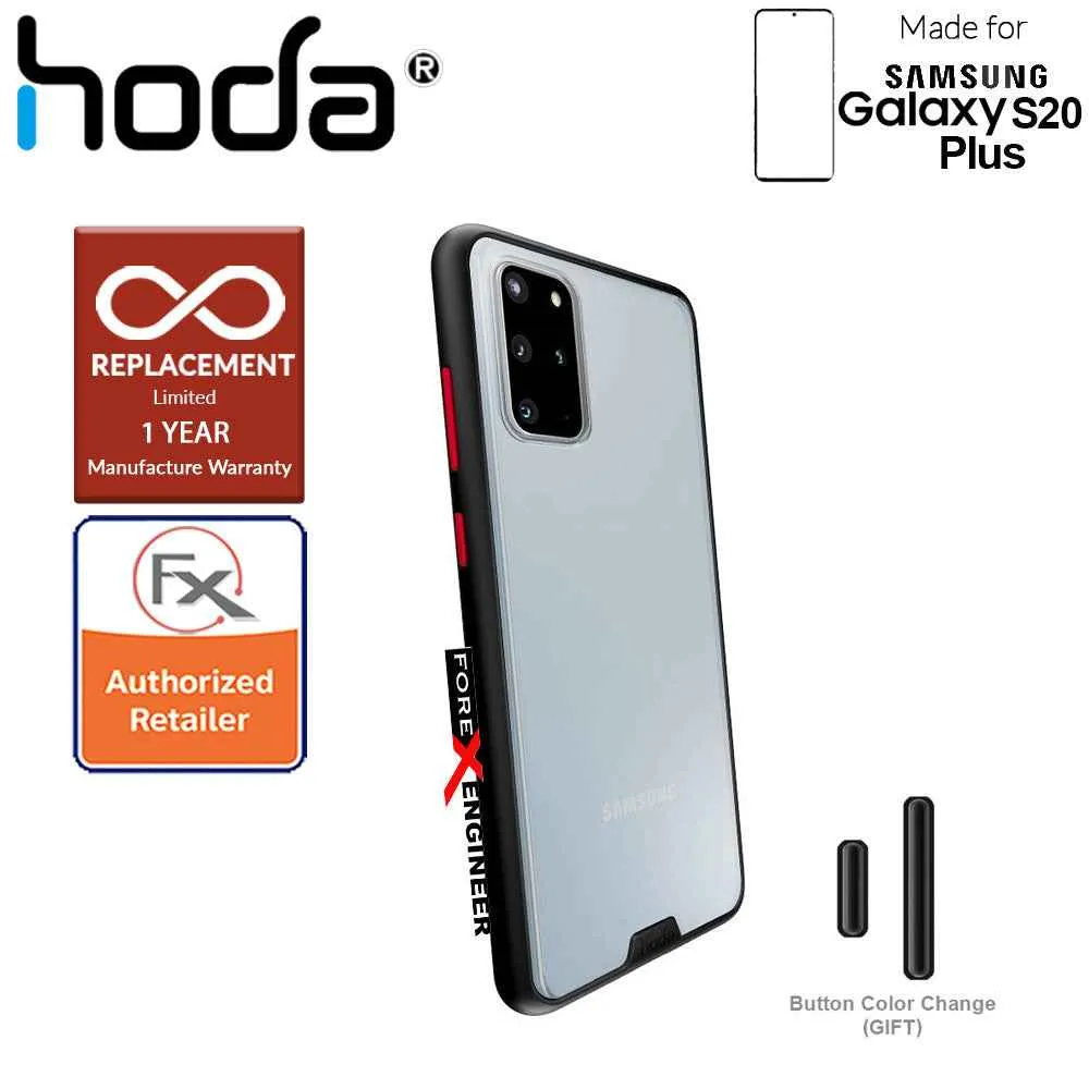 Hoda Rough Military Case for Samsung Galaxy S20  - S20 Plus - Military Drop Protection ( Black ) ( Barcode: 4713381516164 )