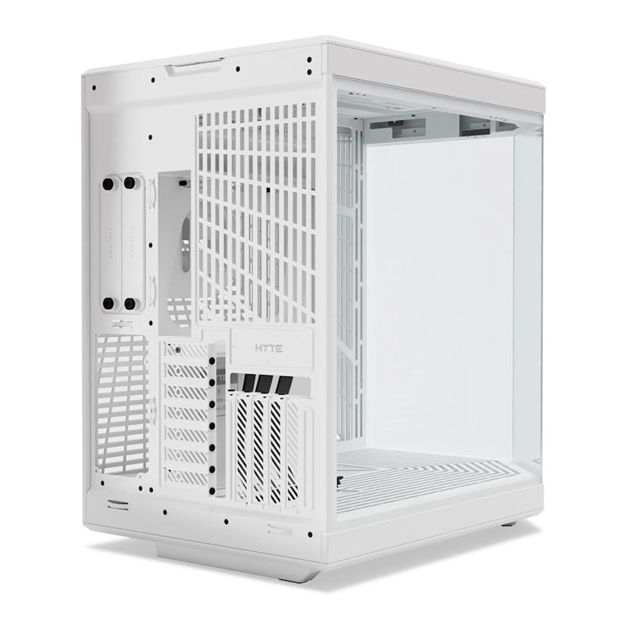 HYTE CS-HYTE-Y70-WW Y70 Modern Aesthetic Dual Chamber Mid-Tower ATX Computer Gaming Case with PCIE 4.0 Riser Cable Included - Snow White