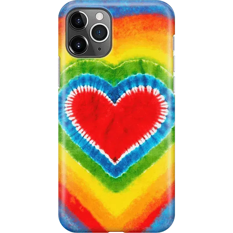 I Heart Tie Dye | Rainbow Heart Case