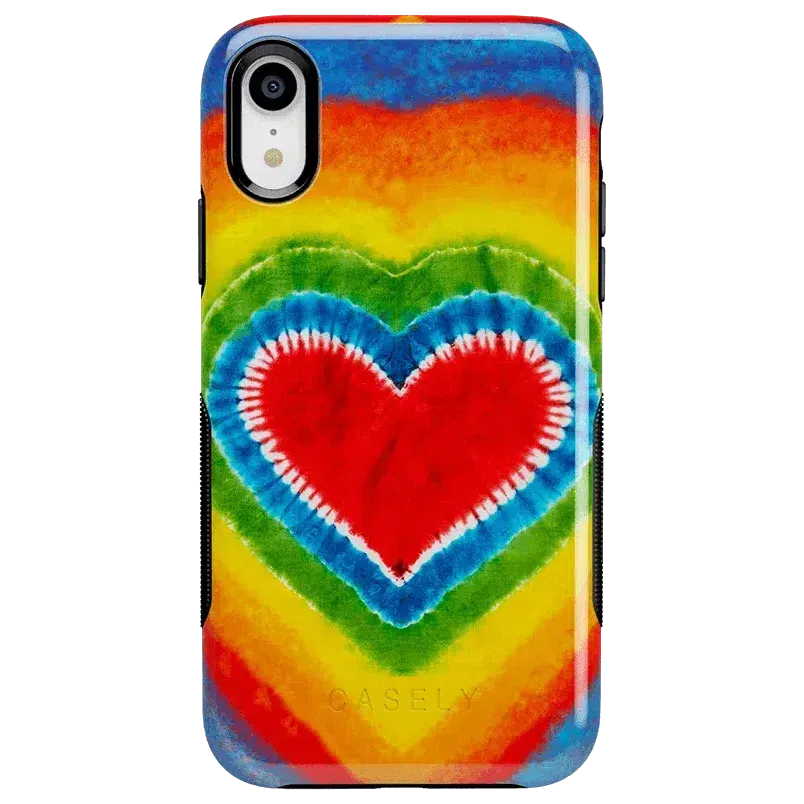 I Heart Tie Dye | Rainbow Heart Case