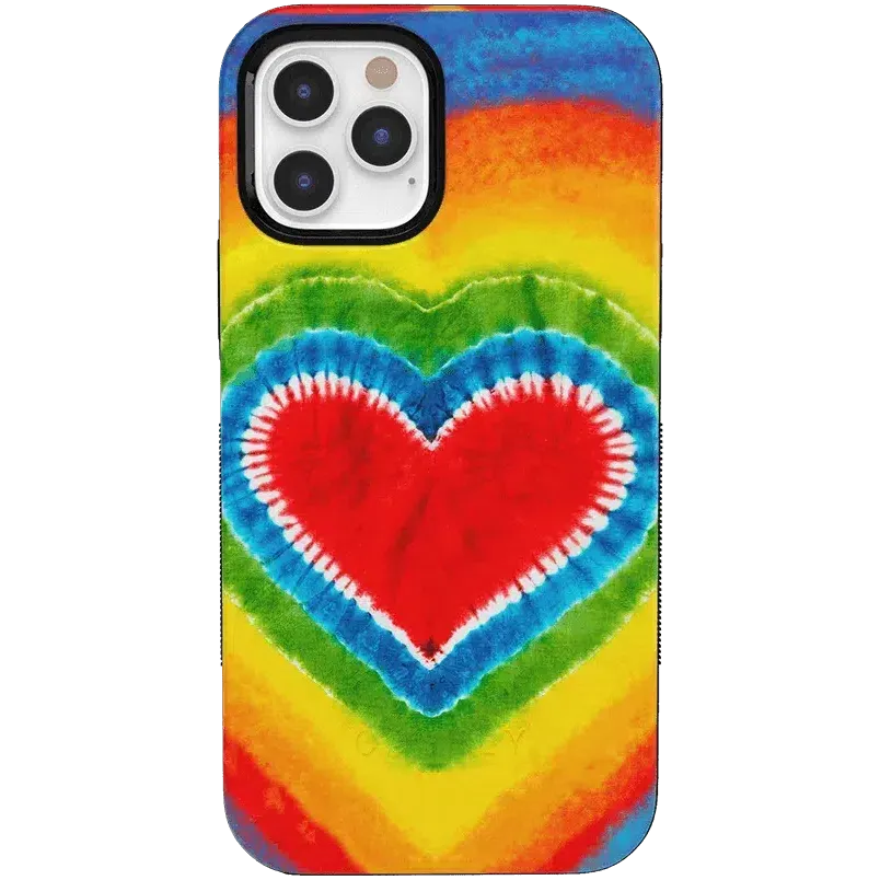 I Heart Tie Dye | Rainbow Heart Case
