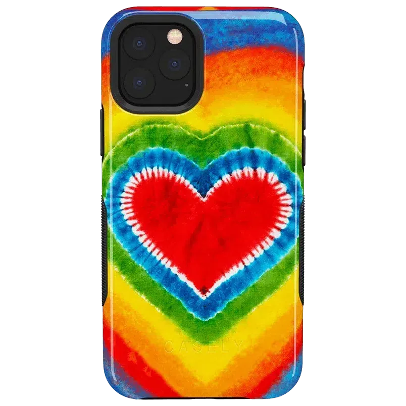 I Heart Tie Dye | Rainbow Heart Case