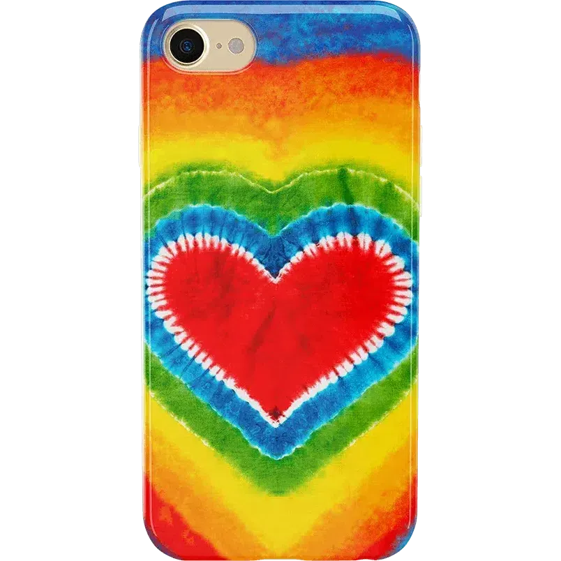 I Heart Tie Dye | Rainbow Heart Case