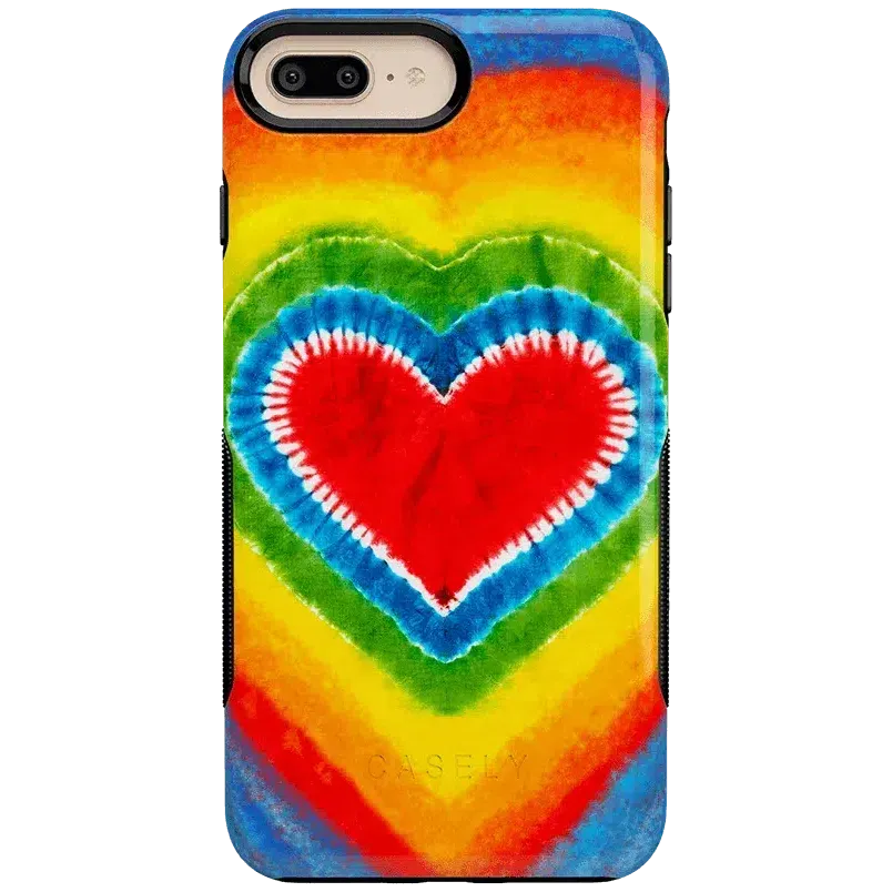 I Heart Tie Dye | Rainbow Heart Case