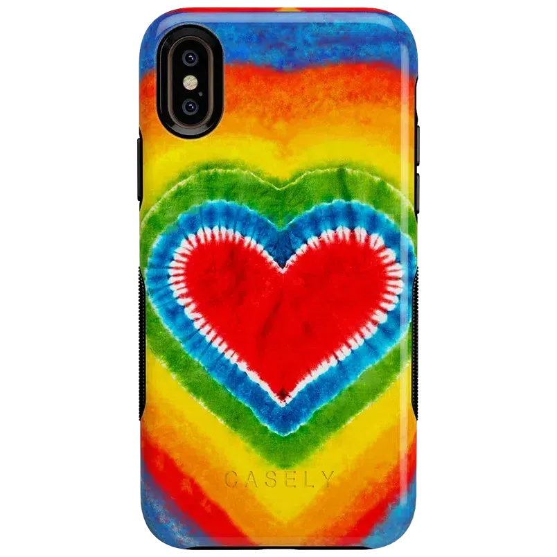 I Heart Tie Dye | Rainbow Heart Case