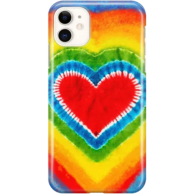 I Heart Tie Dye | Rainbow Heart Case