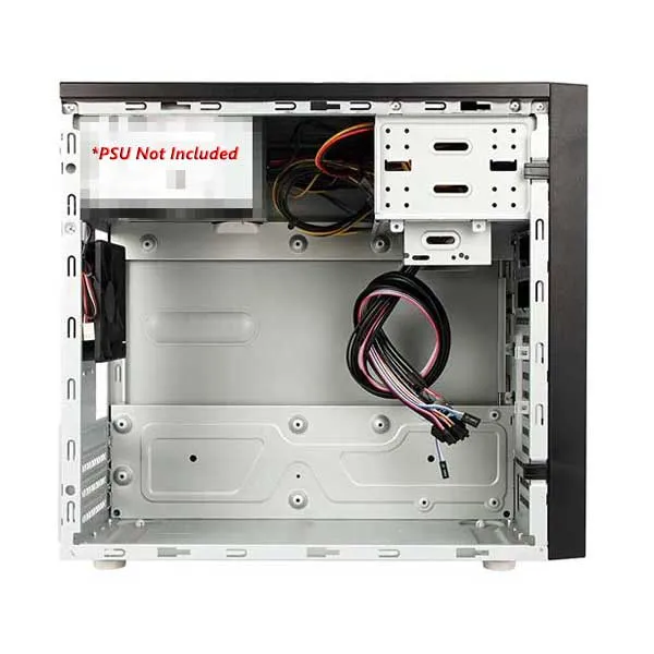 In Win EN708 Micro ATX Mini-Tower Computer Case (*PSU Not Included) - Black