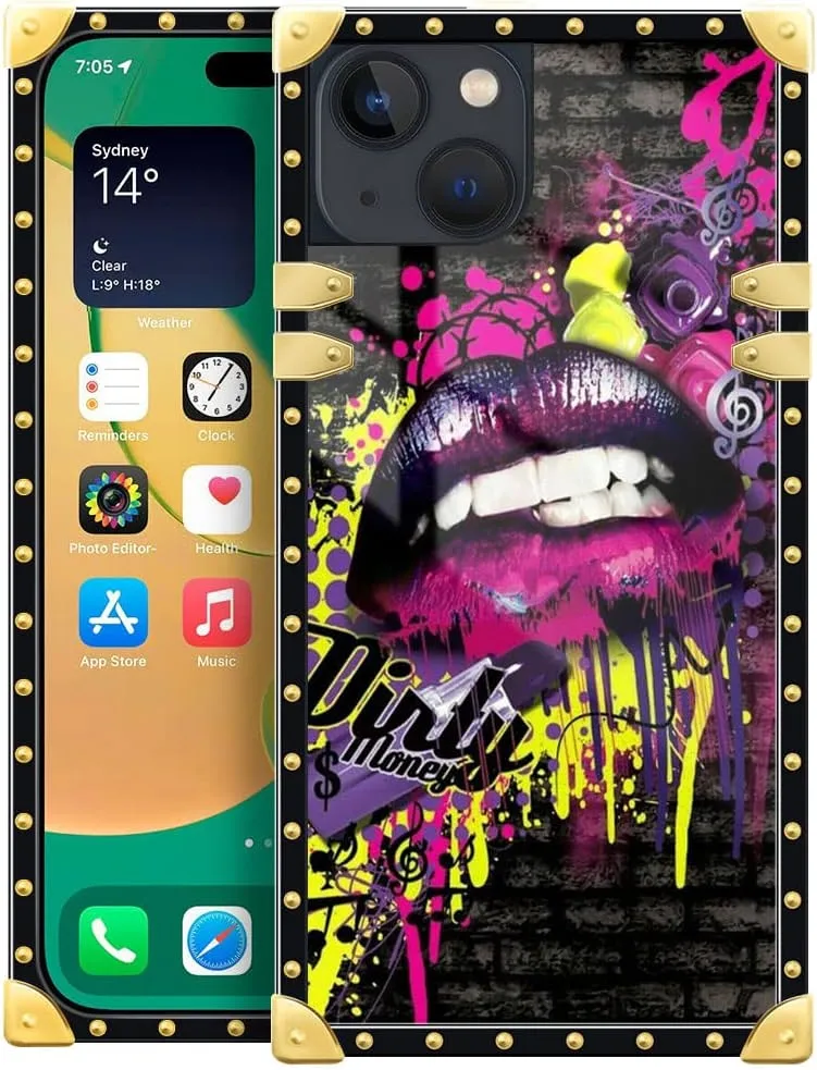 iPhone 14 Plus Case, Leopard Crown iPhone 14 Plus Case Cover  6.7-inch