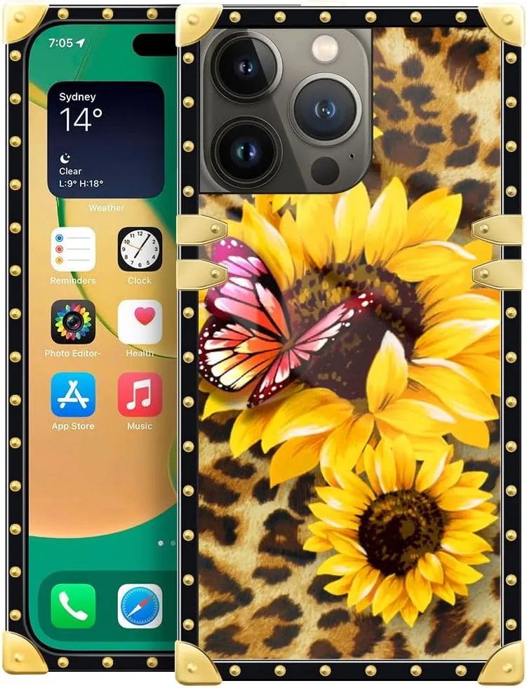 iPhone 14 Plus Case, Leopard Crown iPhone 14 Plus Case Cover  6.7-inch