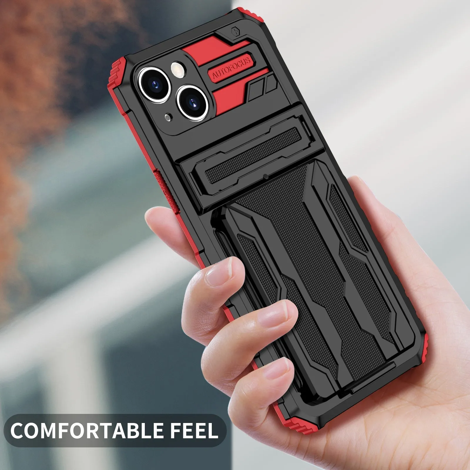 iPhone 14 Pro Kickstand Credit Card Case