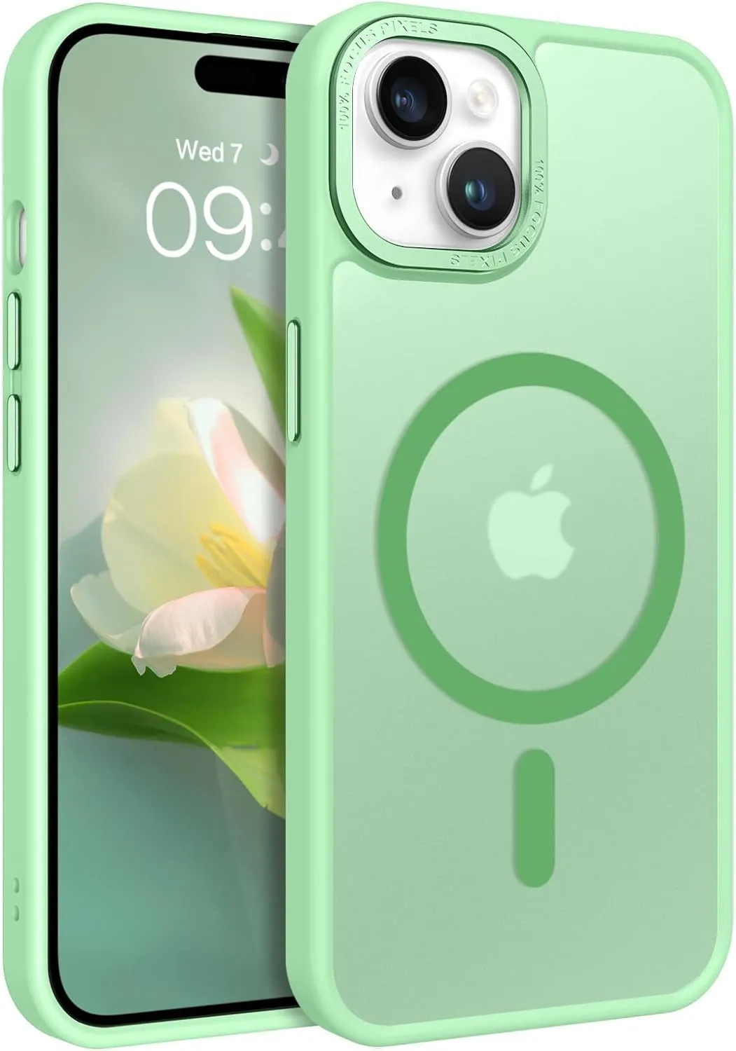 iPhone 15 Plus Case Translucent Matte Slim Shockproof Magnetic Phone case