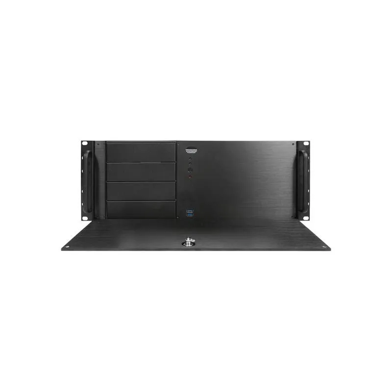iStarUSA DN-400-55R8P 4U 5.25" 4-Bay Compact ATX Chassis with 550W Redundant Power Supply