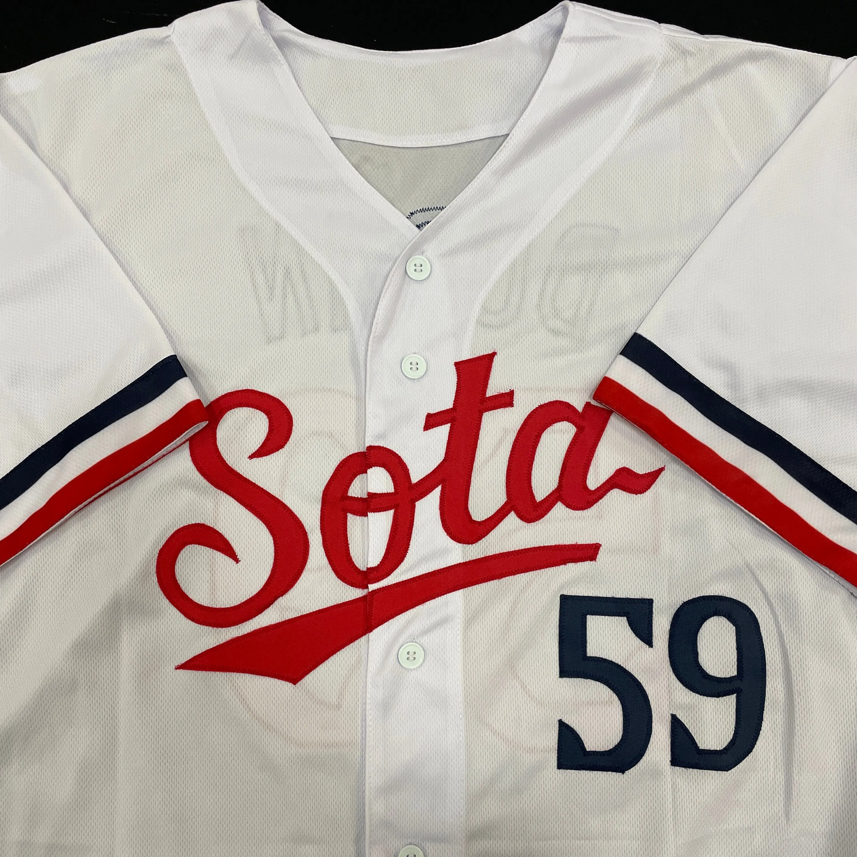 Jhoan Duran Autographed White Pro-Style Jersey