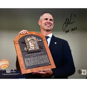 Joe Mauer Autographed Hall Of Fame 8x10 Photo w/ HOF 2024 Inscription