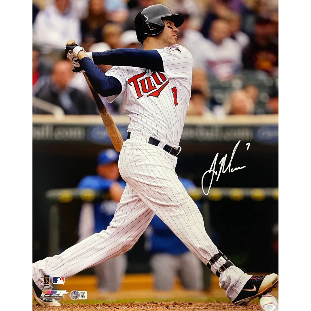 Joe Mauer Autographed Minnesota Twins 16x20 Photo