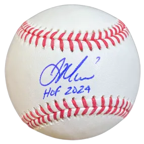 Joe Mauer Autographed Rawlings Official Major League Baseball w/ HOF 2024 Inscription