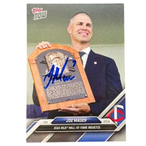 Joe Mauer Autographed Topps Now Card