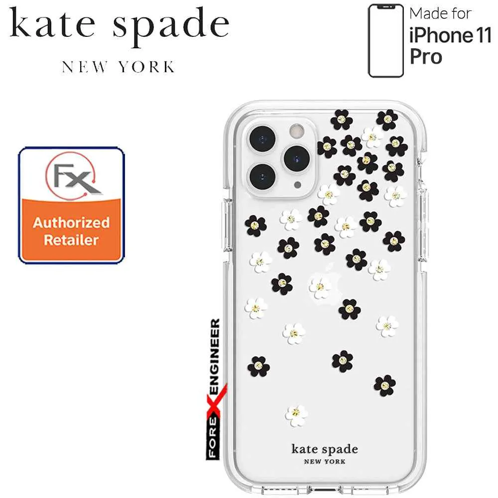 Kate Spade Protective Hardshell for iPhone 11 Pro ( Scattered Flowers ) ( Barcode : 191058101082 )