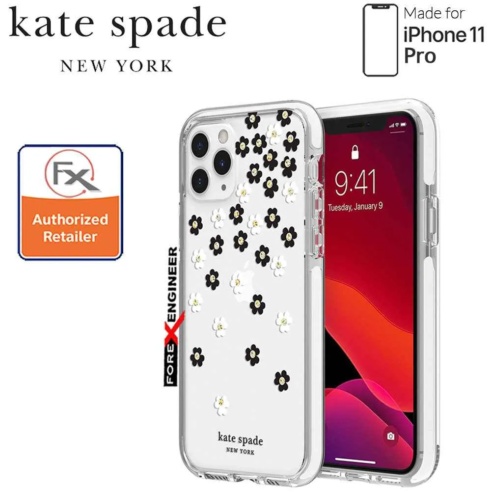 Kate Spade Protective Hardshell for iPhone 11 Pro ( Scattered Flowers ) ( Barcode : 191058101082 )