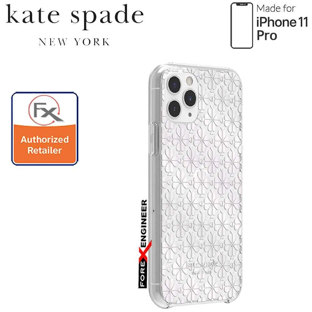 Kate Spade Protective Hardshell for iPhone 11 Pro ( Spade Flower ) ( Barcode : 191058102508 )