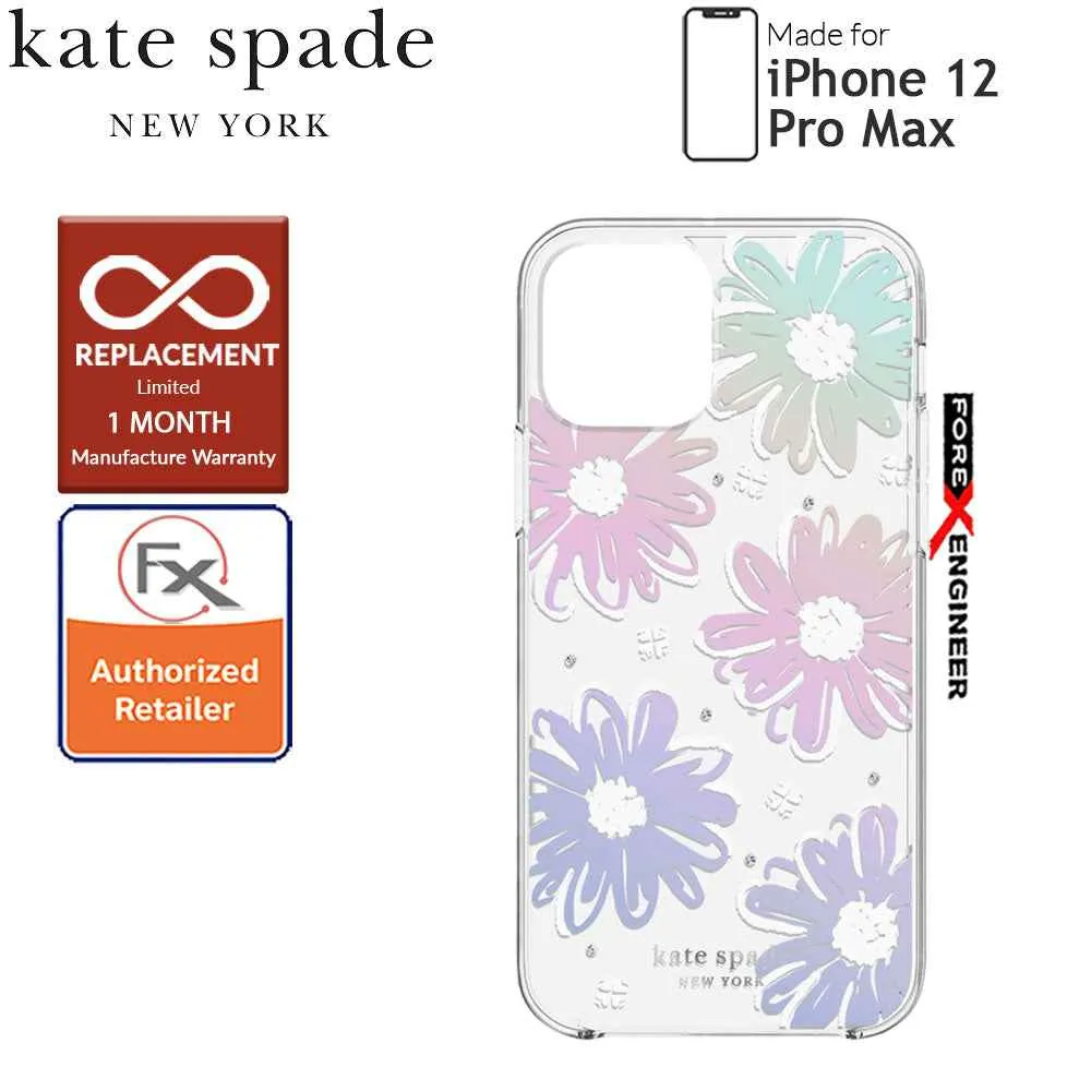 Kate Spade Protective Hardshell for iPhone 12 Pro Max 5G 6.7" - Daisy Iridescent ( Barcode: 191058121028 )