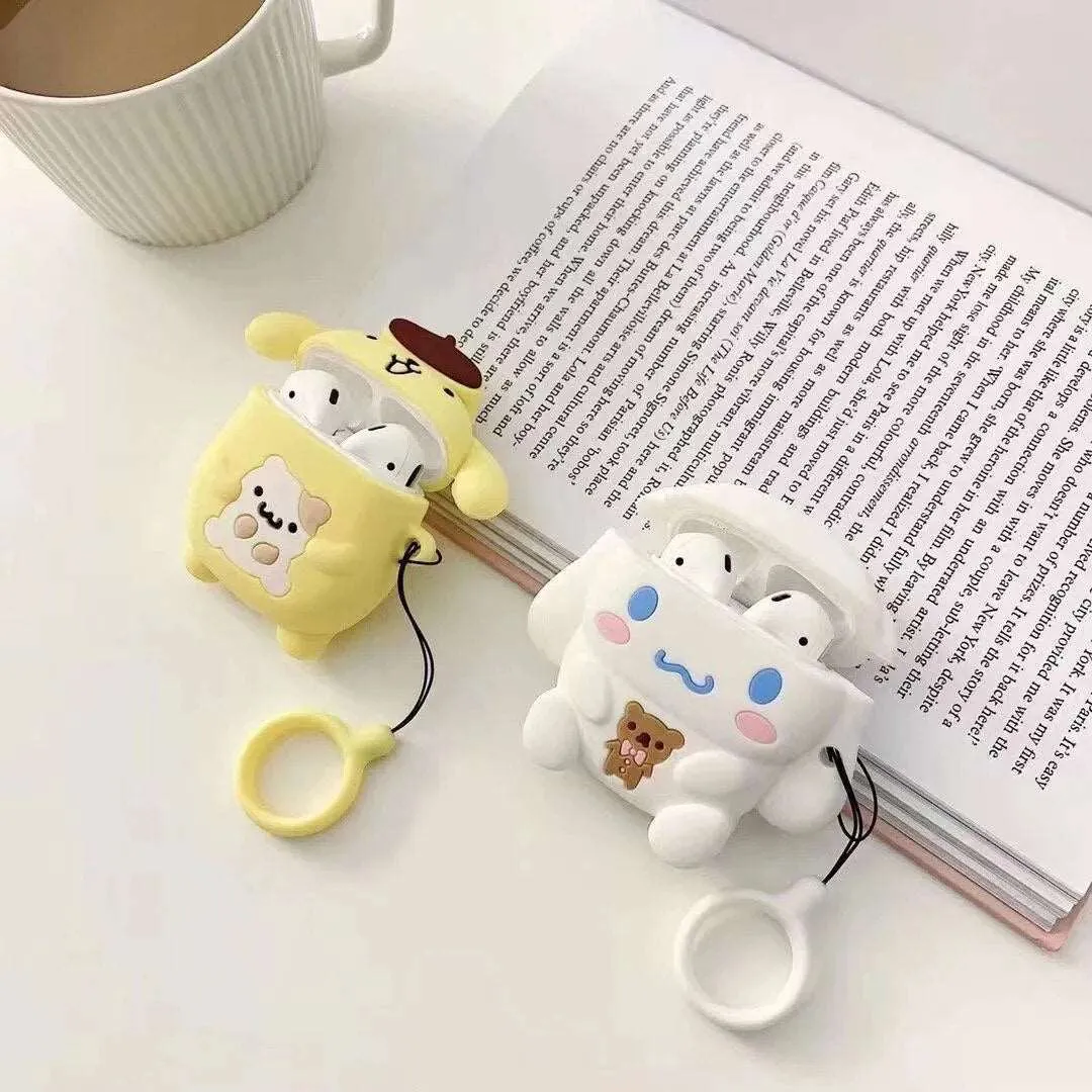 Kawaii AirPods Case (Cinnamoroll & Pompompurin)