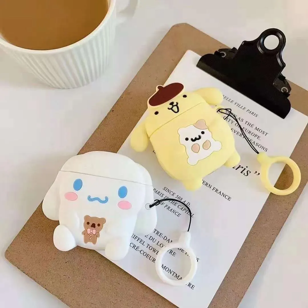 Kawaii AirPods Case (Cinnamoroll & Pompompurin)
