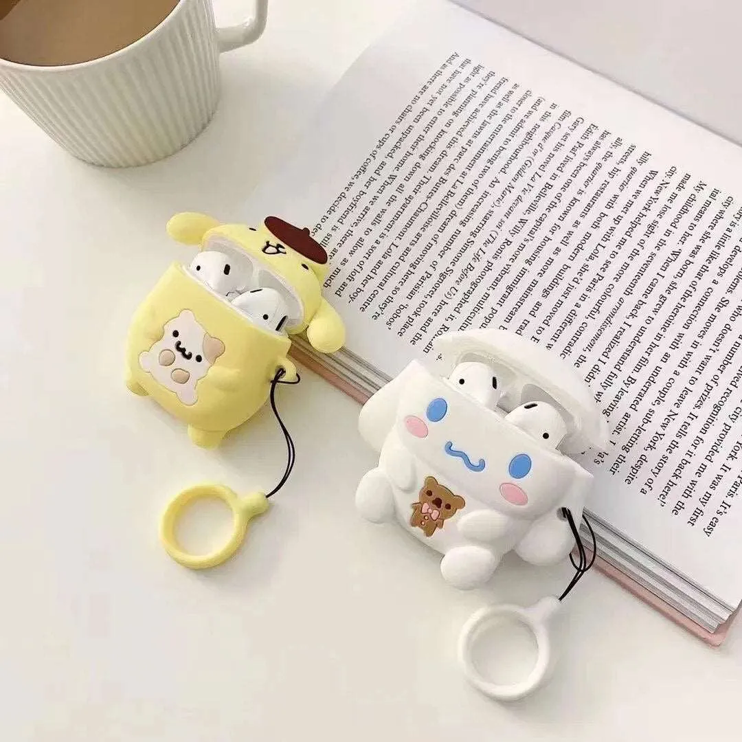 Kawaii AirPods Case (Cinnamoroll & Pompompurin)
