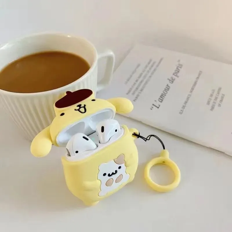 Kawaii AirPods Case (Cinnamoroll & Pompompurin)