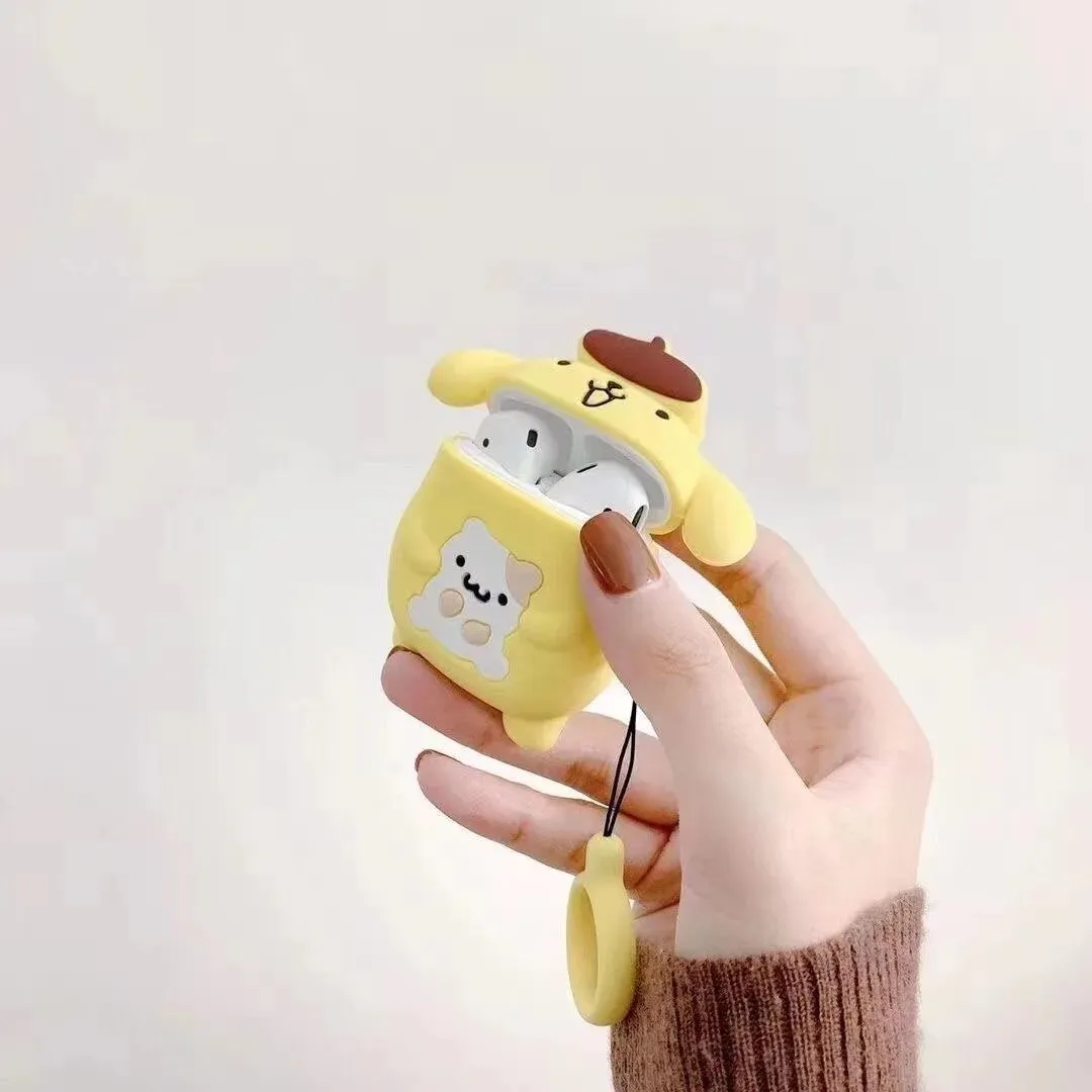 Kawaii AirPods Case (Cinnamoroll & Pompompurin)