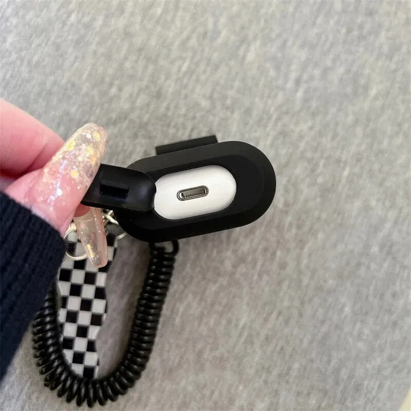 Kawaii AirPods Case with Love Heart Keychain